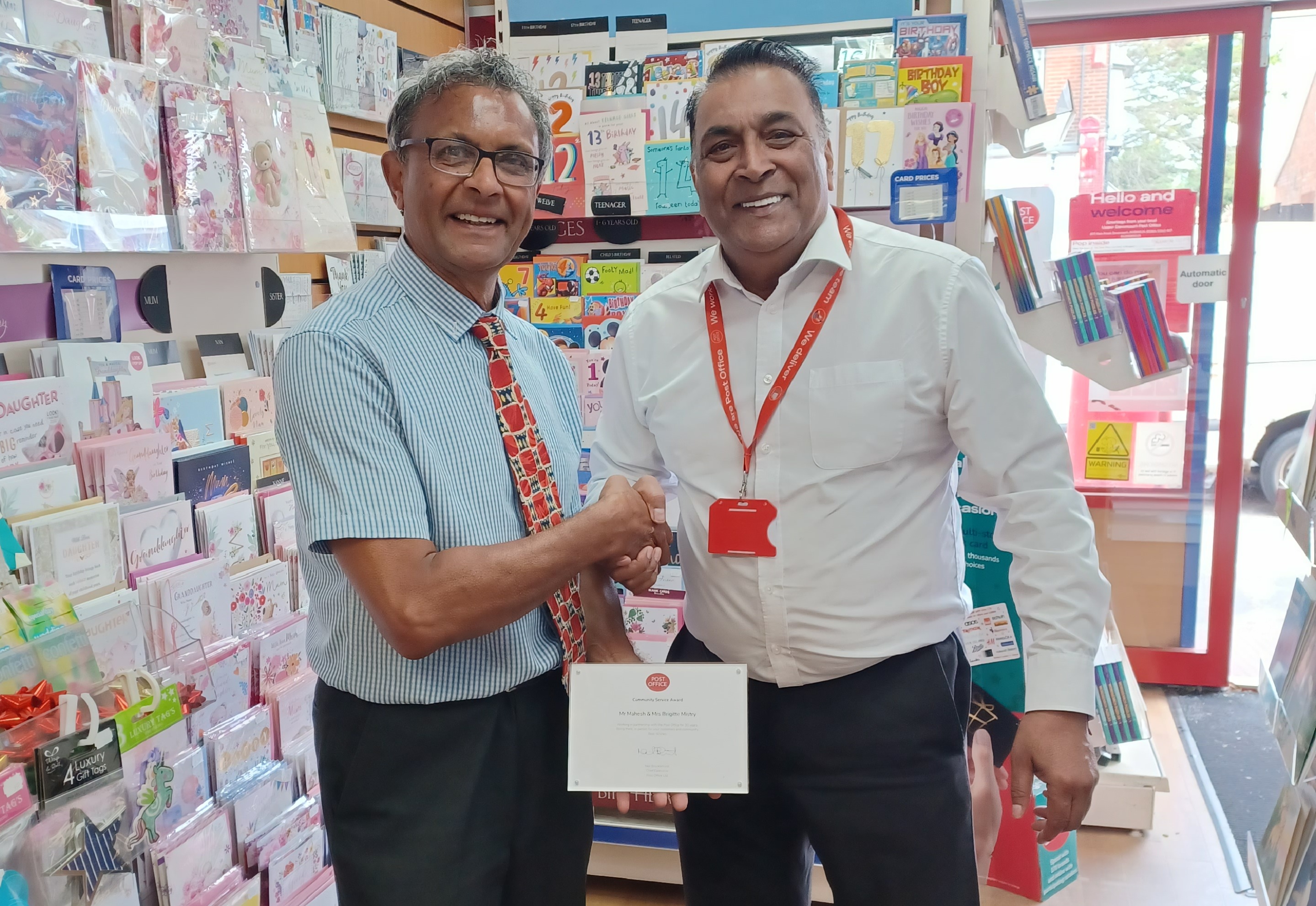 Popular Postmaster reaches 30 year milestone