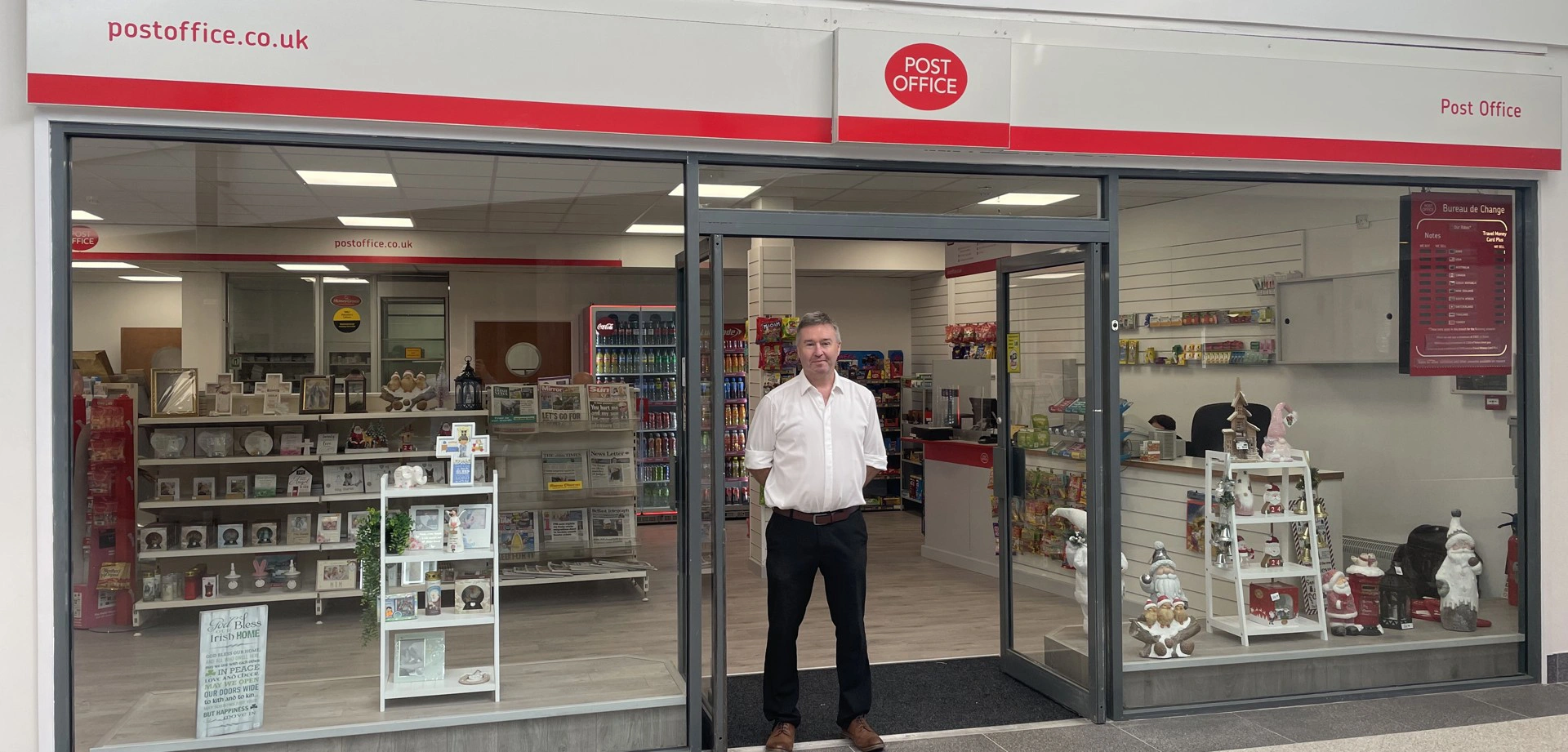 Downpatrick Post Office re-opens at permanent, fully refitted shop