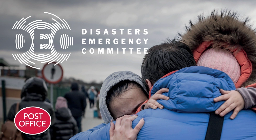 Post Office raises over £1m for DEC Ukraine Humanitarian Appeal