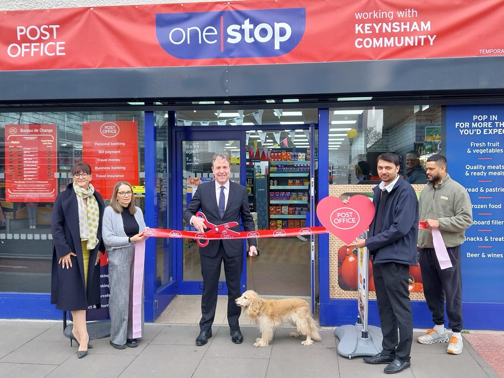 MP opens new Keynsham Post Office