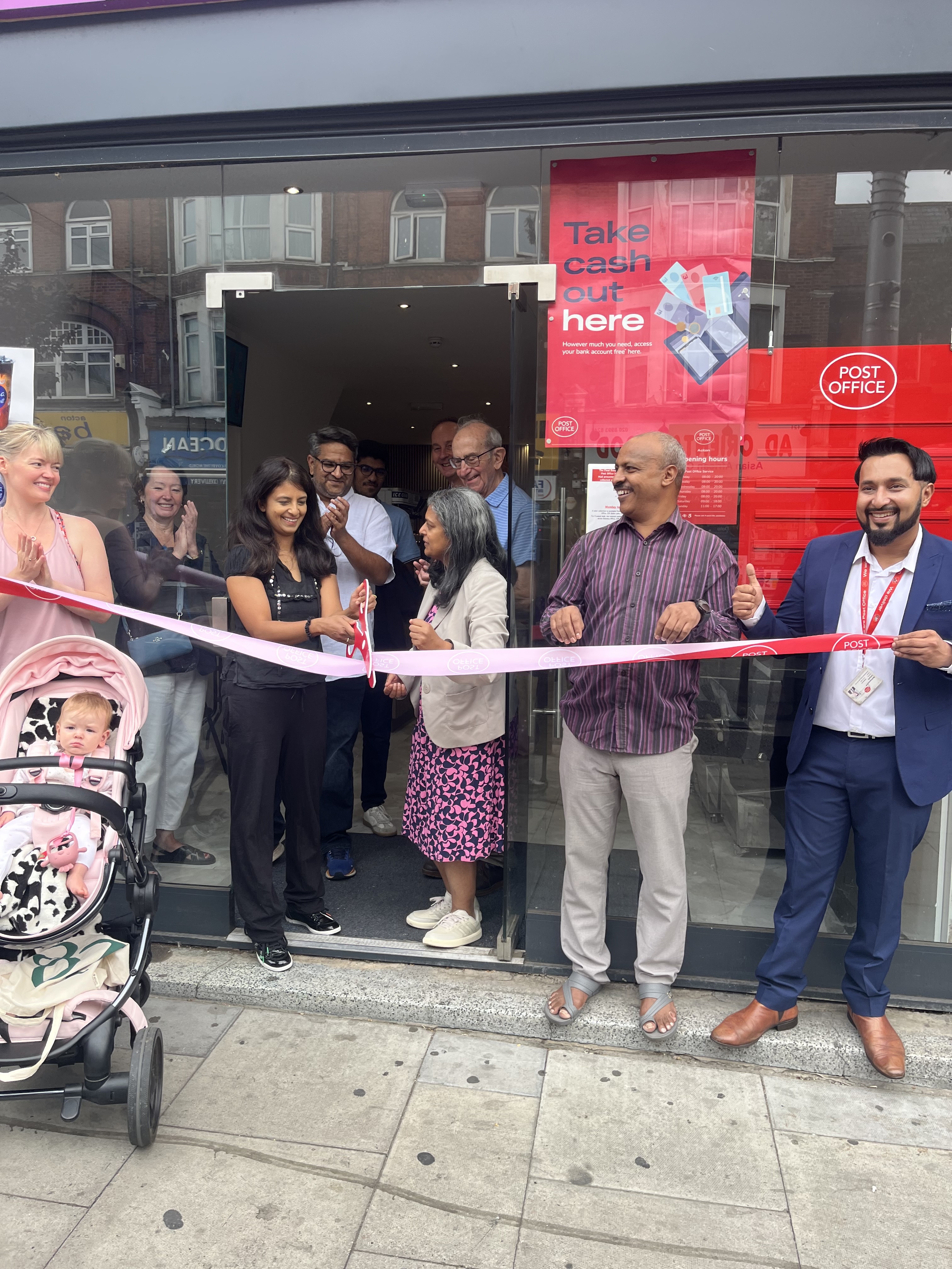 MP & TV Presenter sister open branch in Acton